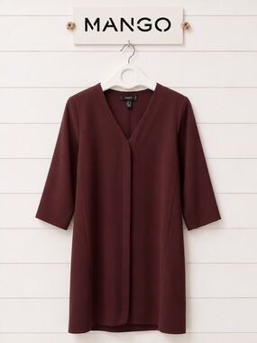 Mango suit burgundy dress size S. ⚠️